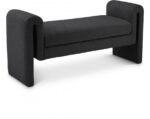 Stylus 51" Boucle Fabric Upholstered Bench