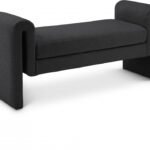 Stylus 51" Boucle Fabric Upholstered Bench