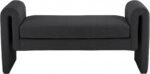 Stylus 51" Boucle Fabric Upholstered Bench - Image 3