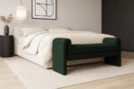 Stylus 51" Boucle Fabric Upholstered Bench - Image 2