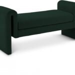 Stylus 51" Boucle Fabric Upholstered Bench