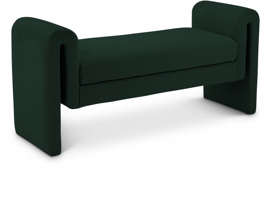 20787.jpg Stylus 51" Boucle Fabric Upholstered Bench - Image 1