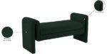 Stylus 51" Boucle Fabric Upholstered Bench - Image 7
