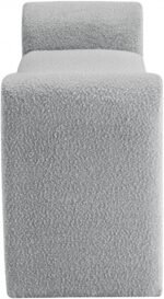 Stylus 51" Boucle Fabric Upholstered Bench - Image 4