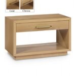 Avery Solid Wood And Ash Veneer Nightstand