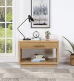 Avery Solid Wood And Ash Veneer Nightstand - Image 3