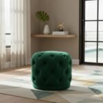 Harper Velvet Upholstered Stool - Image 2