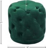 Harper Velvet Upholstered Stool - Image 3