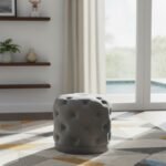 Harper Velvet Upholstered Stool - Image 2