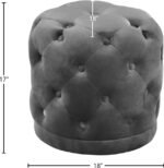 Harper Velvet Upholstered Stool - Image 3