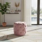 Harper Velvet Upholstered Stool - Image 2