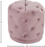 Harper Velvet Upholstered Stool - Image 3