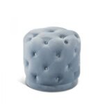 Harper Velvet Upholstered Stool