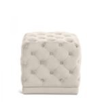 Stella Velvet Upholstered Stool