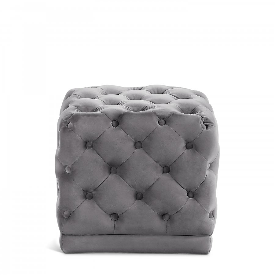 2115.jpg Stella Velvet Upholstered Stool - Image 1