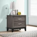 WATSON 2-DRAWER NIGHTSTAND GREY OAK - Image 2