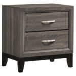 WATSON 2-DRAWER NIGHTSTAND GREY OAK