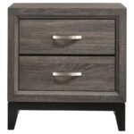 WATSON 2-DRAWER NIGHTSTAND GREY OAK - Image 3