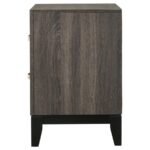 WATSON 2-DRAWER NIGHTSTAND GREY OAK - Image 4