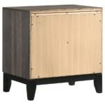 WATSON 2-DRAWER NIGHTSTAND GREY OAK - Image 5
