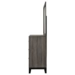 WATSON 6-DRAWER DRESSER WITH MIRROR GREY OAK - Image 5