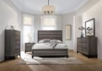 WATSON 6-DRAWER DRESSER WITH MIRROR GREY OAK - Image 13