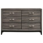 WATSON 6-DRAWER DRESSER GREY OAK - Image 3