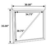 WATSON DRESSER MIRROR GREY OAK - Image 5