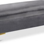 Naomi Velvet Upholstered Bench