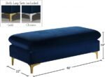 Naomi Velvet Upholstered Bench - Image 3