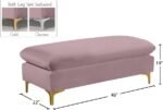 Naomi Velvet Upholstered Bench - Image 3