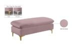 Naomi Velvet Upholstered Bench - Image 4
