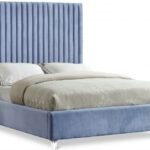 Candace Velvet Upholstered Bed