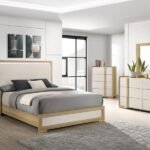 HYLAND 5-PIECE QUEEN BEDROOM SET NATURAL