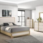 HYLAND 5-PIECE QUEEN BEDROOM SET NATURAL
