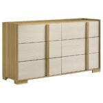 HYLAND 5-PIECE QUEEN BEDROOM SET NATURAL - Image 7