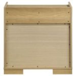 HYLAND 2-DRAWER NIGHTSTAND BEDSIDE TABLE NATURAL - Image 6
