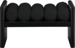 Waverly Boucle Fabric Upholstered Bench - Image 3