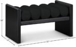 Waverly Boucle Fabric Upholstered Bench - Image 7