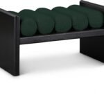 Waverly Boucle Fabric Upholstered Bench