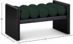 Waverly Boucle Fabric Upholstered Bench - Image 7