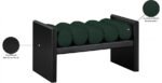 Waverly Boucle Fabric Upholstered Bench - Image 8