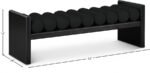 Waverly Boucle Fabric Upholstered Bench - Image 7