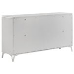 CASSIA 5-PIECE QUEEN LED BEDROOM SET WHITE HIGH GLOSS - Image 8