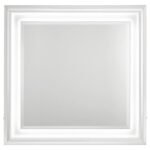 CASSIA 5-PIECE QUEEN LED BEDROOM SET WHITE HIGH GLOSS - Image 10