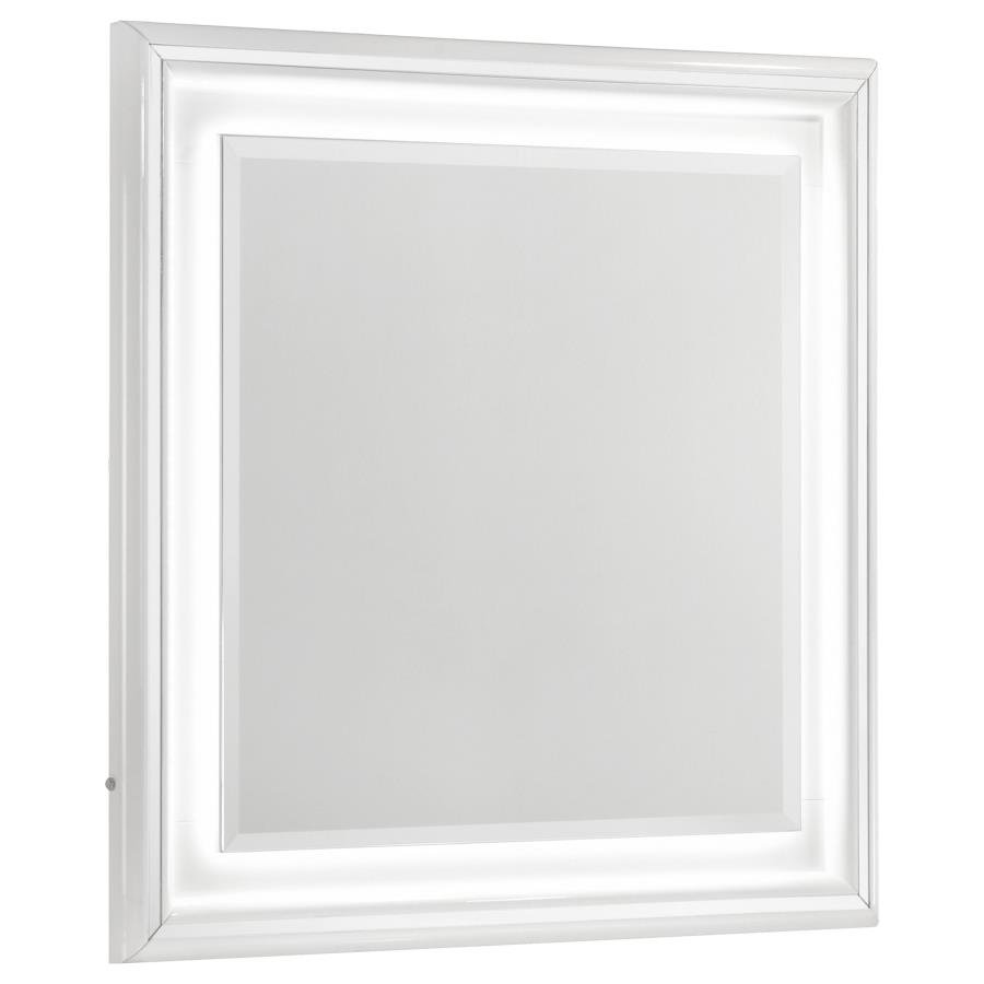 215794_02x900.jpg CASSIA DRESSER MIRROR WHITE HIGH GLOSS - Image 1