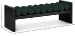 Waverly Boucle Fabric Upholstered Bench - Image 8