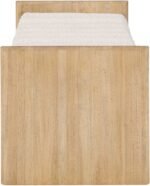 Waverly Boucle Fabric Upholstered Bench - Image 4
