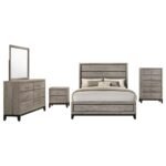 WATSON FIVE-PIECE QUEEN BEDROOM SET LIGHT TAUPE - Image 2