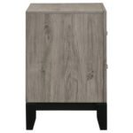 WATSON 2-DRAWER NIGHTSTAND BEDSIDE TABLE LIGHT TAUPE - Image 9